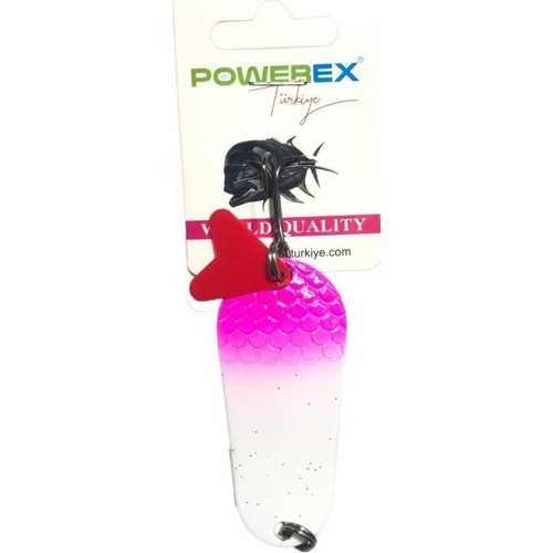 Powerex Fighter  6.5 cm Pink/white Metal Kaşık Mod.45 C1-10,